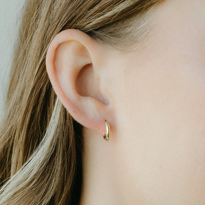 Thin Hoops: Mini (12mm)