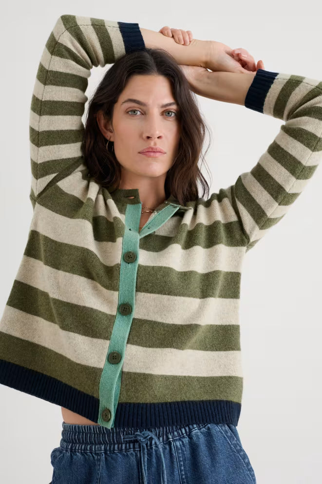 Seasalt Pinwell Stripe Cardigan
