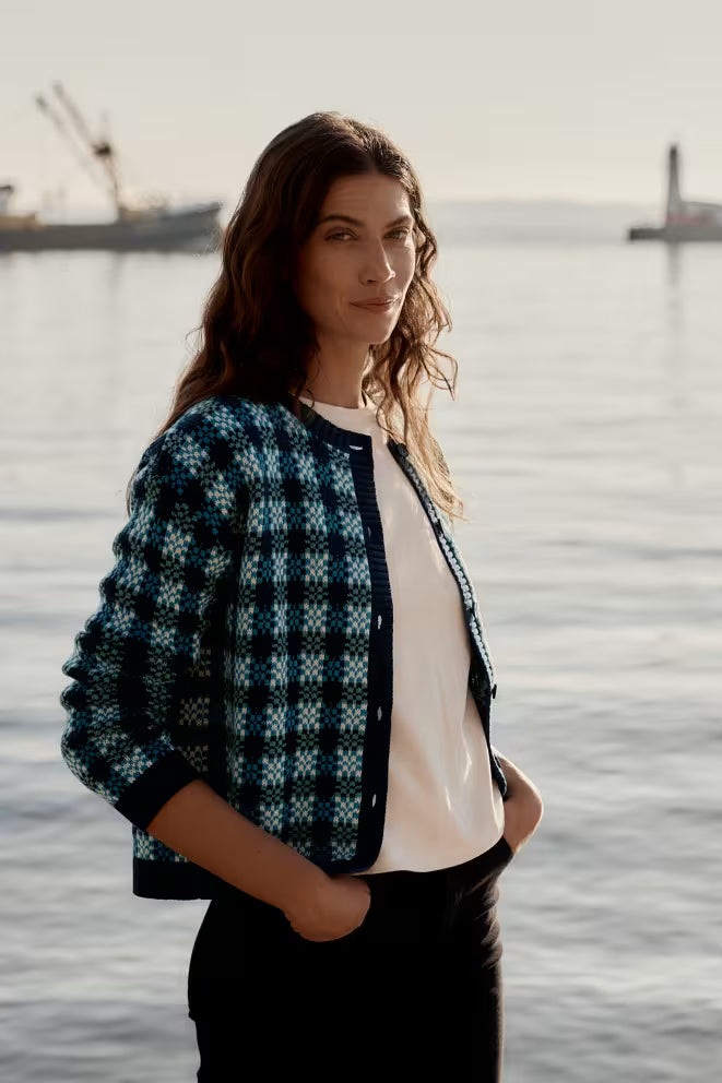 Seasalt Kensa Checked Cardigan