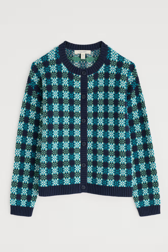Seasalt Kensa Checked Cardigan