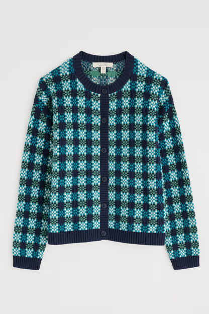 Seasalt Kensa Checked Cardigan