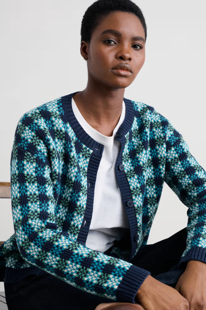 Seasalt Kensa Checked Cardigan