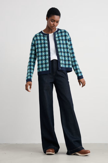 Seasalt Kensa Checked Cardigan