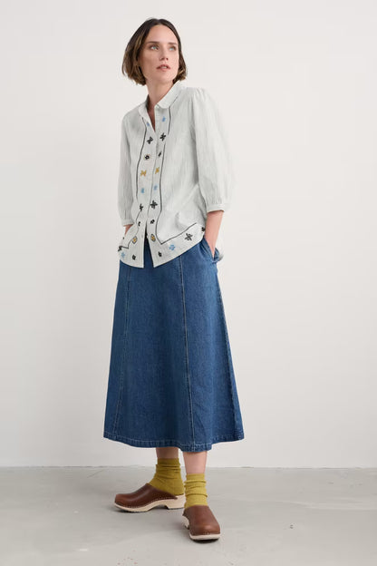 Seasalt Hope Cottage Embroidered Blouse