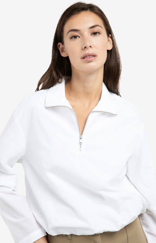 YAYA Half Zip Balloon Top