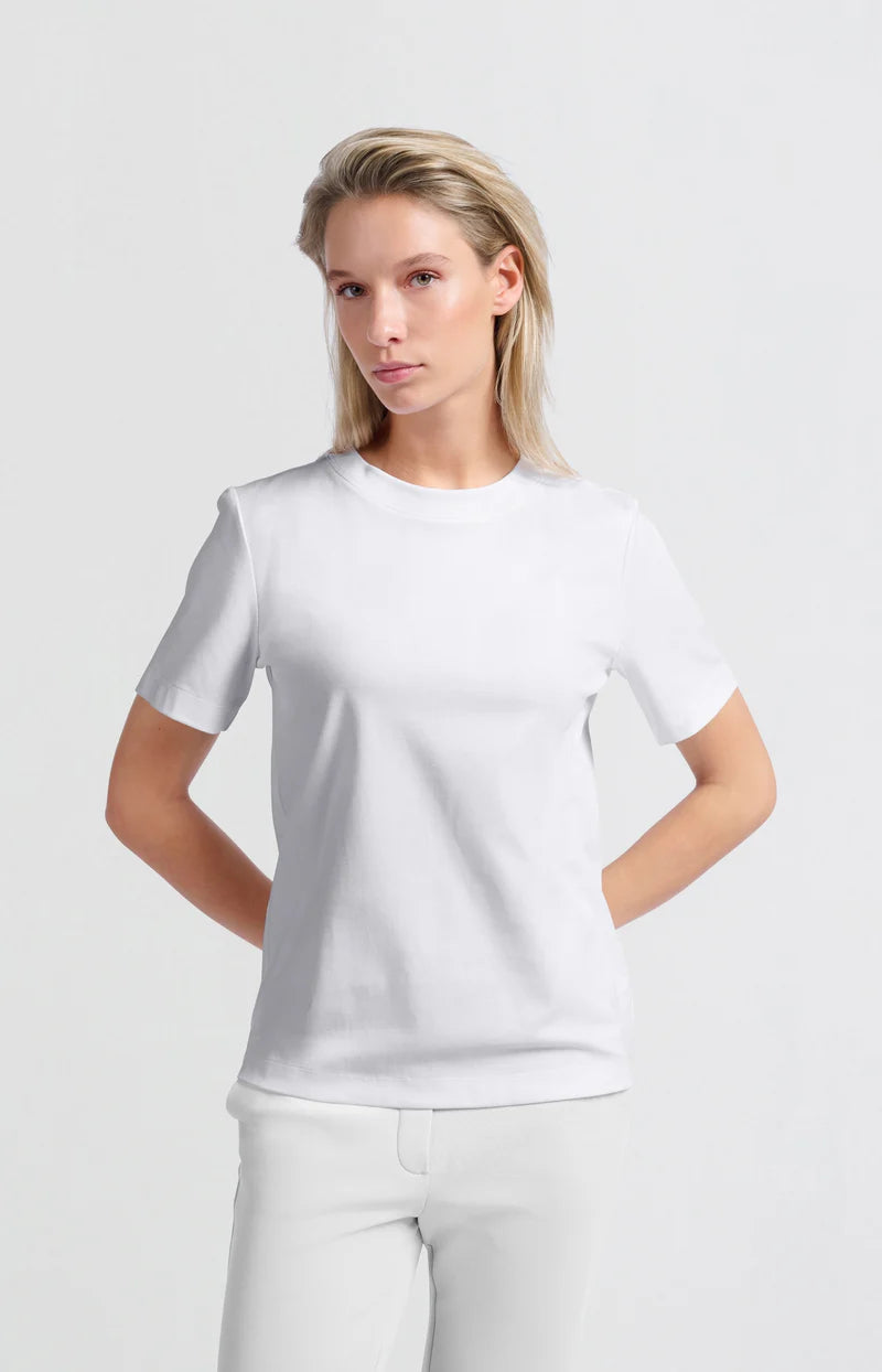 YAYA Basic Cotton Crew Neck T-Shirt