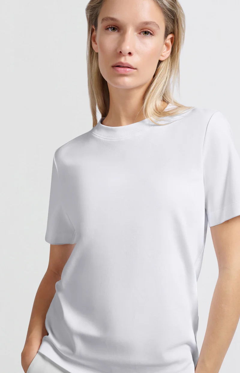 YAYA Basic Cotton Crew Neck T-Shirt