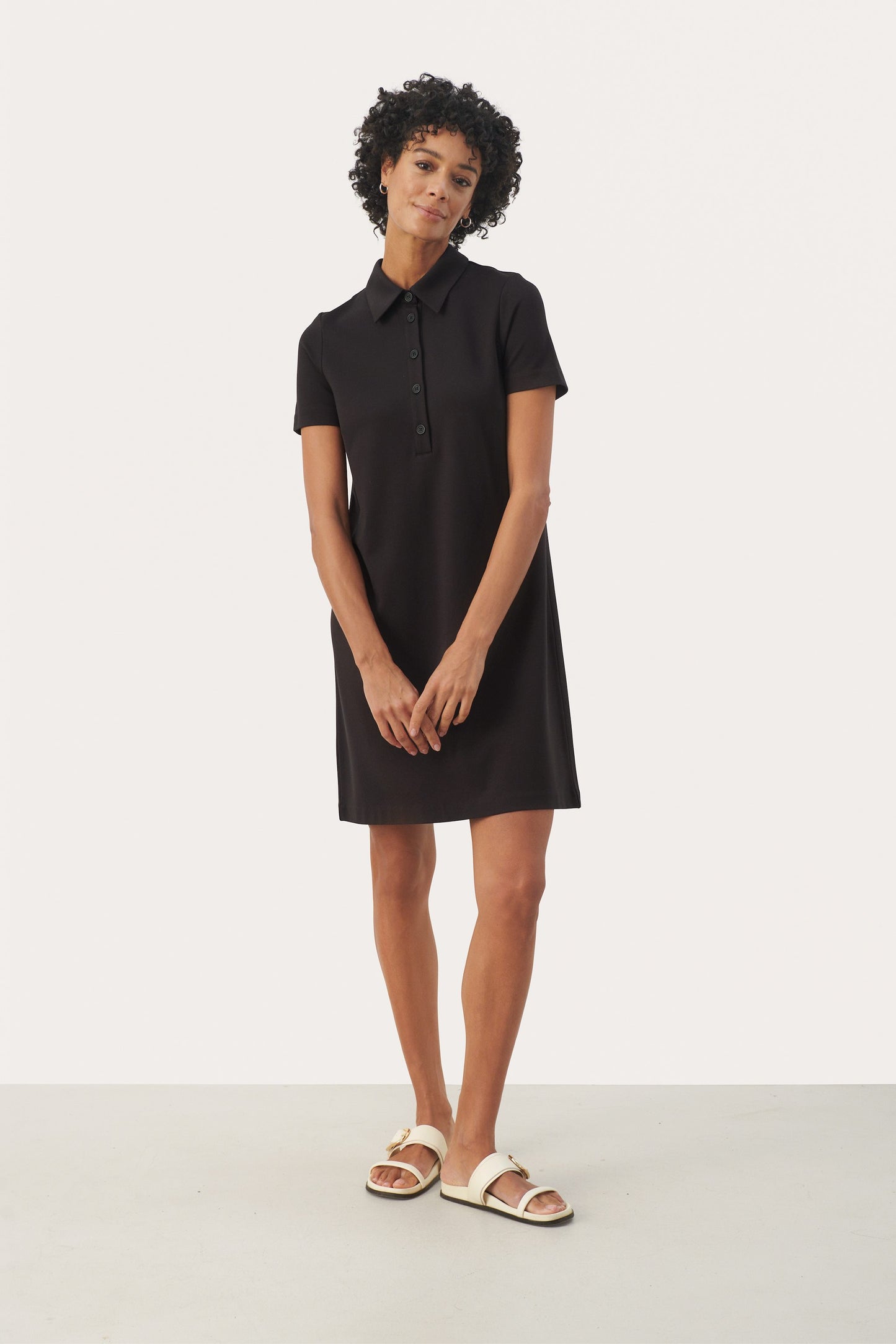 Part Two Elivia Jersey Collar Dress