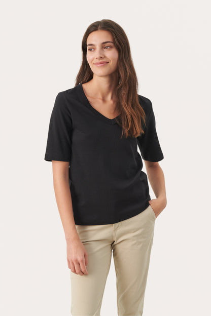 Part Two Ratansa V-Neck Cotton T-Shirt