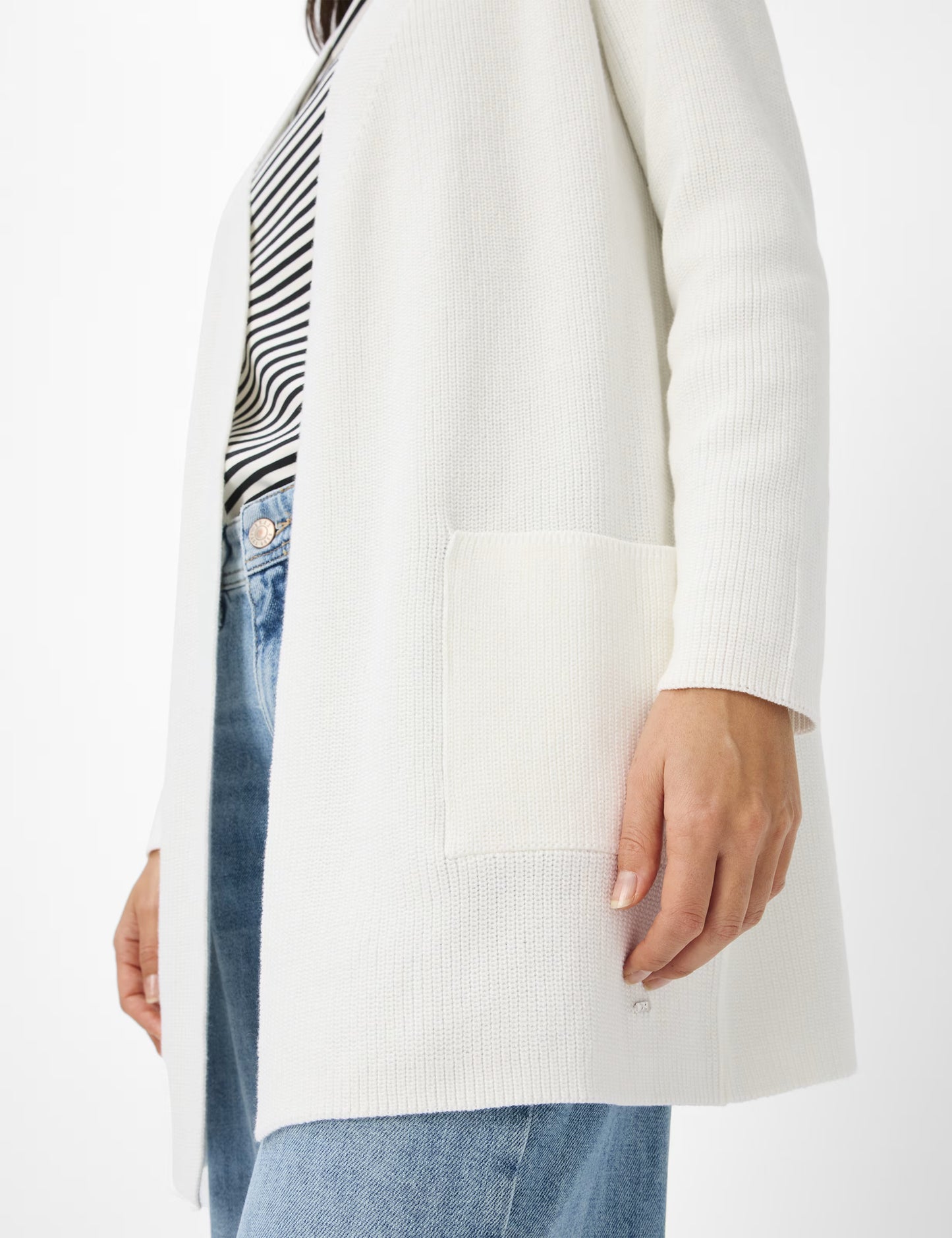 Brax Amanda Cotton Knit Cardigan