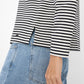 Brax Billy Jersey Stripe High Neck Top