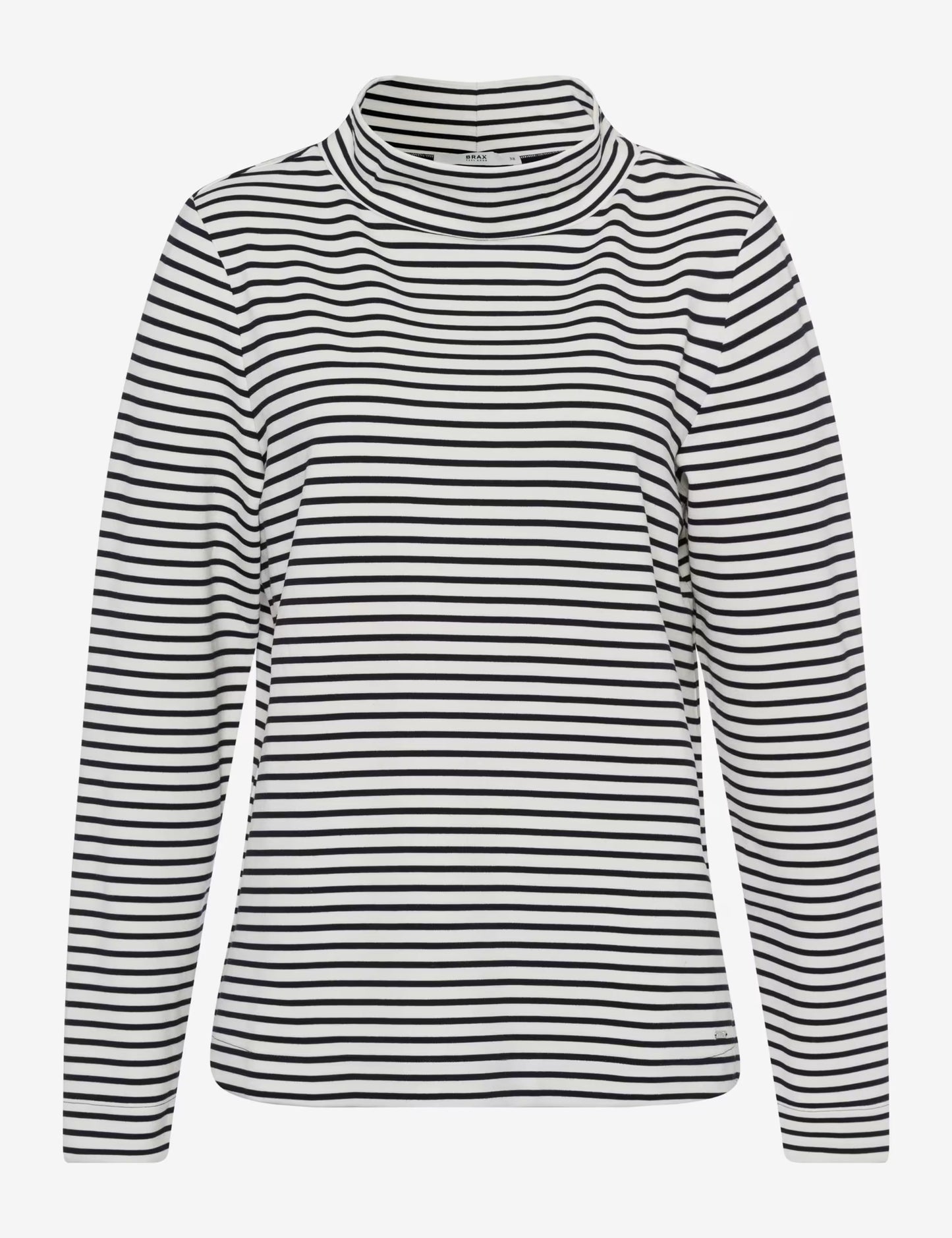 Brax Billy Jersey Stripe High Neck Top