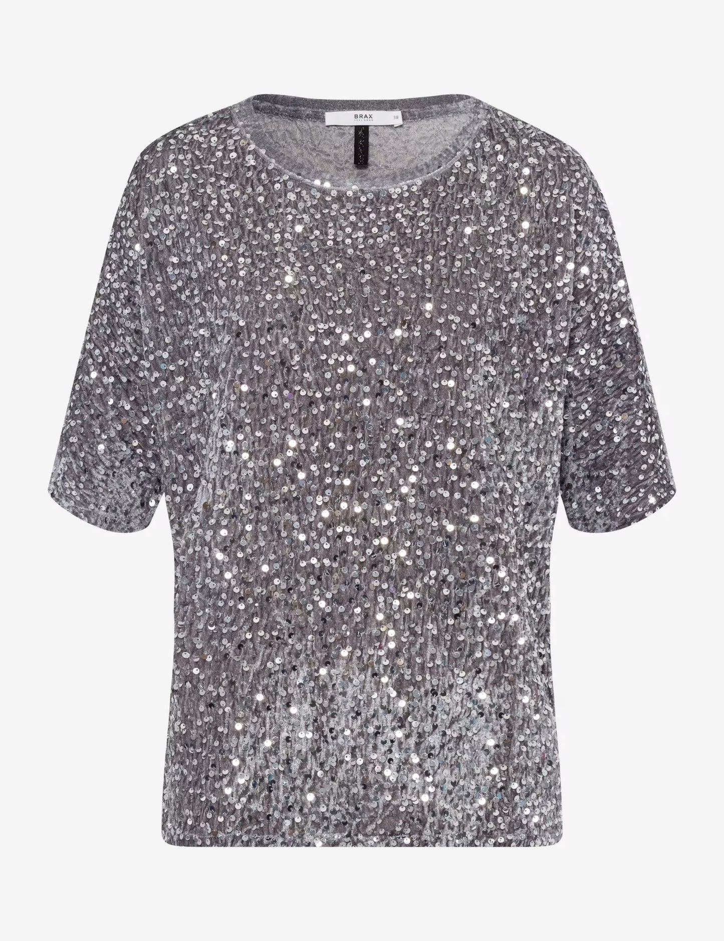 Brax Caelen Velvet Sequin Top