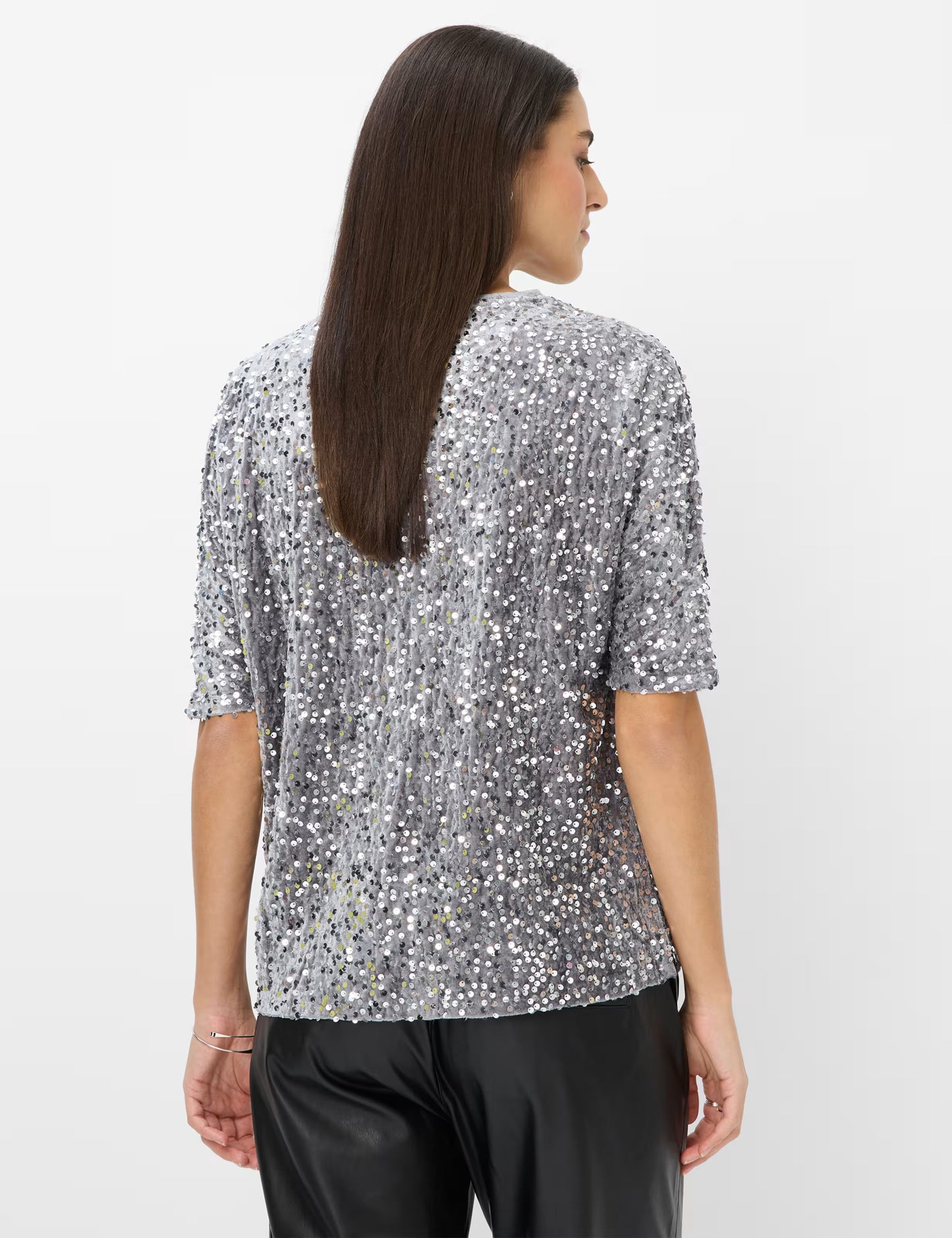 Brax Caelen Velvet Sequin Top