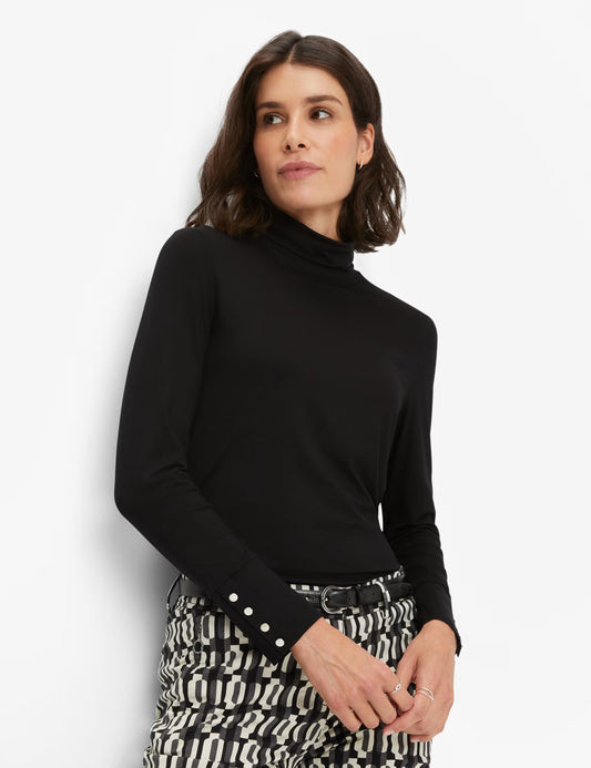 Brax Camilla Jersey Turtleneck Top