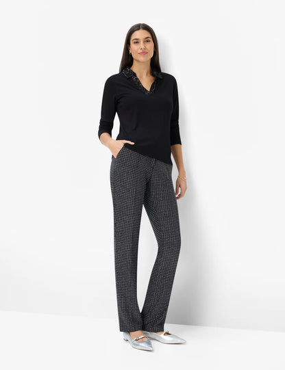 Brax Clea Sequin Polo Shirt