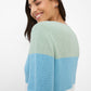 Brax Leslie Cotton Knit Colour Block Sweater