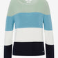 Brax Leslie Cotton Knit Colour Block Sweater