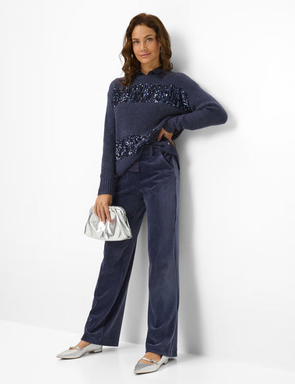 Brax Lisa Sparkle Stripe Sweater