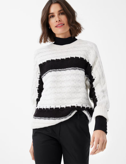 Brax Liv Cable Knit Sweater