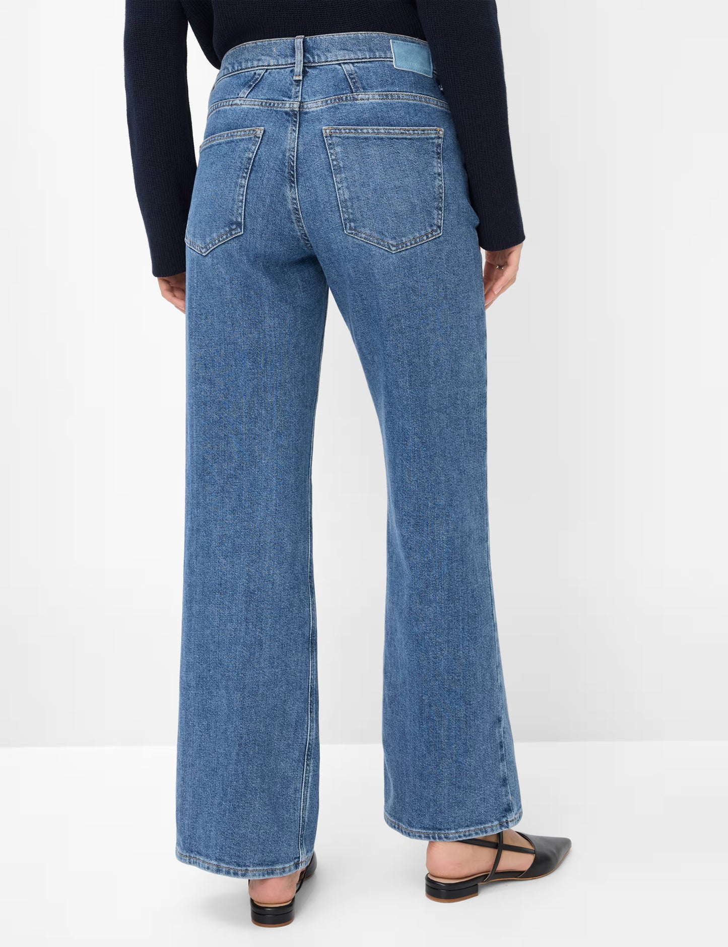 Brax Maine Wide Leg Heritage Denim Jean