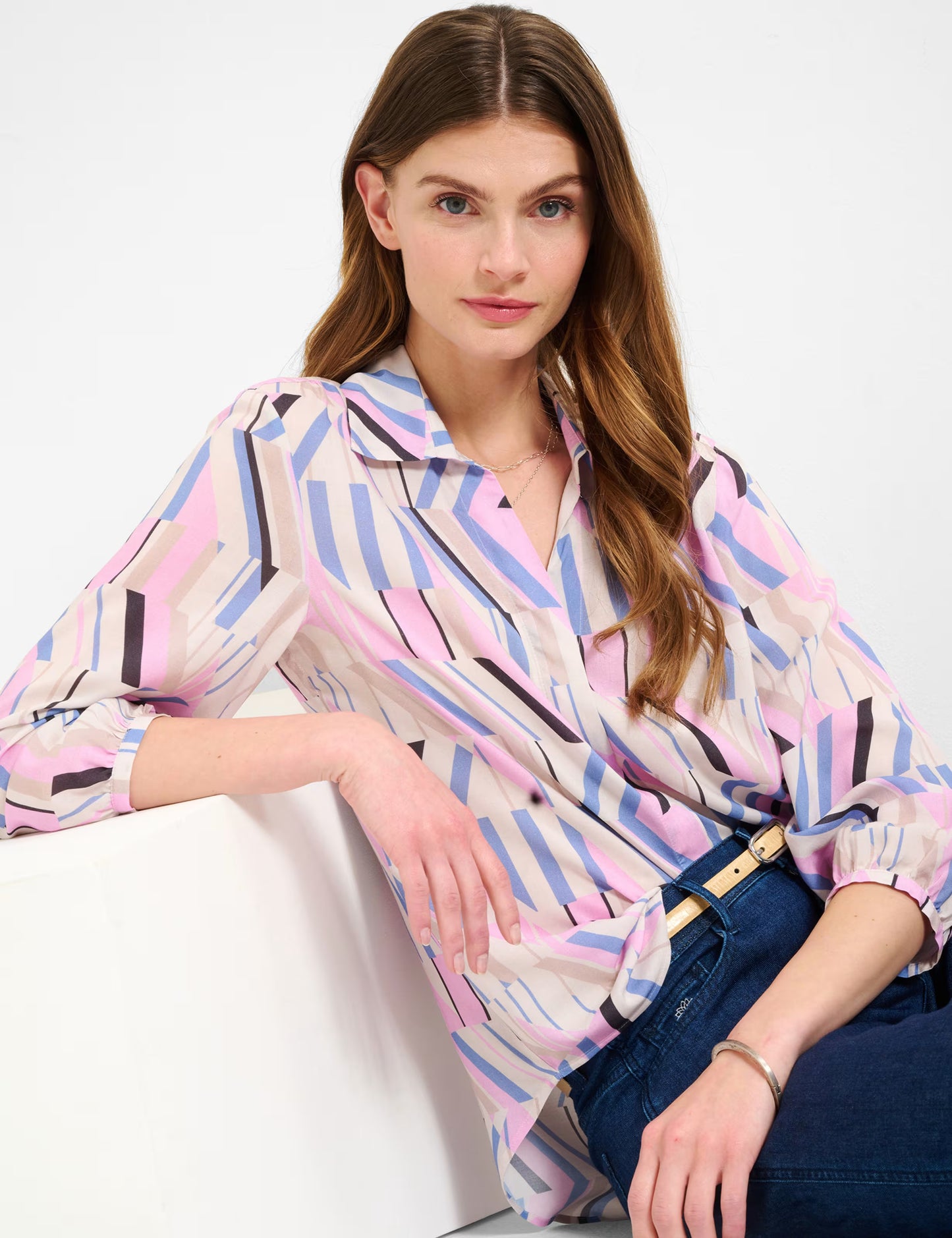 Brax Velia Print Blouse