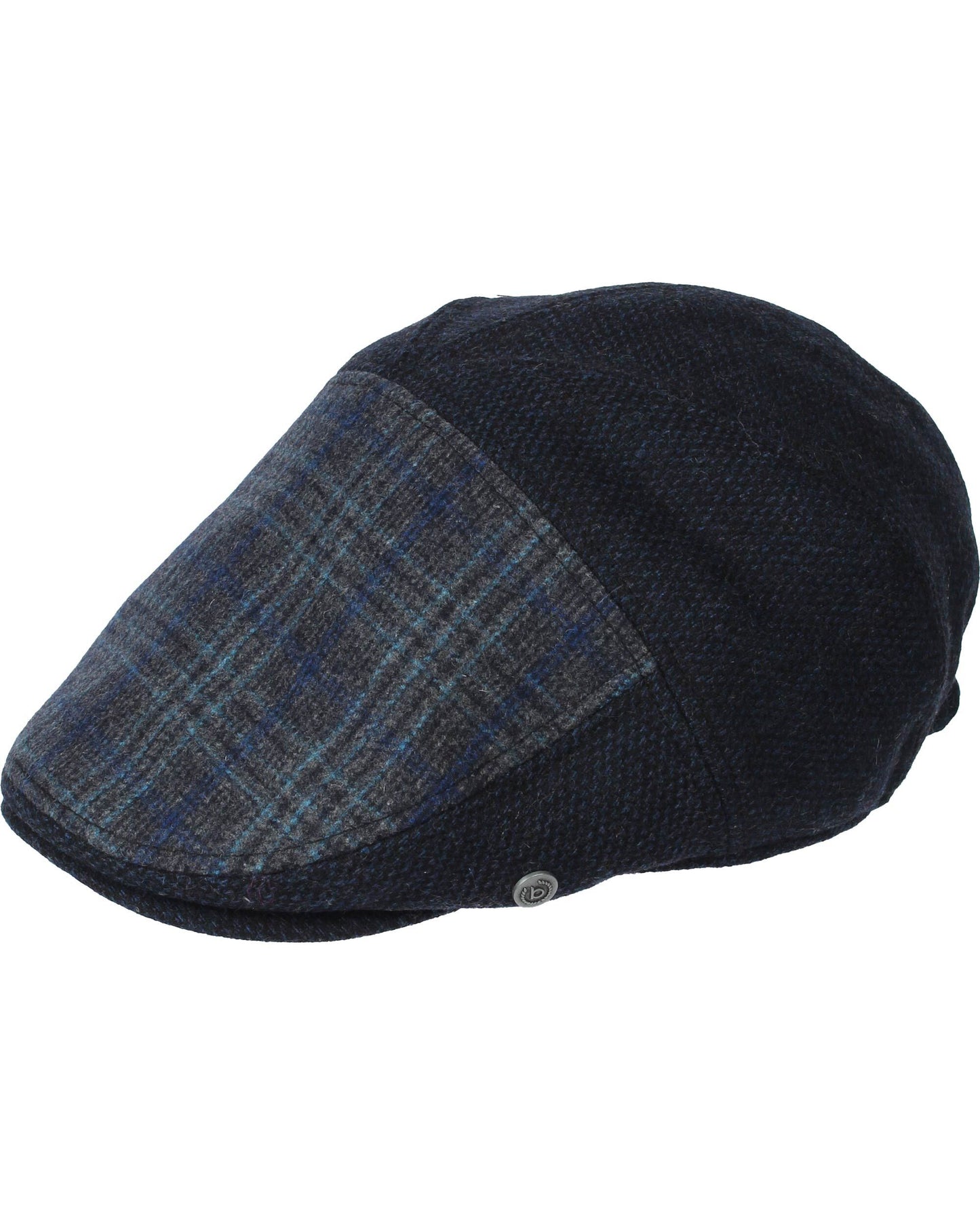 Bugatti Men's Plaid Peaked Cap