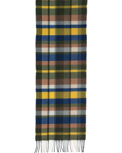 Bugatti Men's Plaid Wool Scarf
