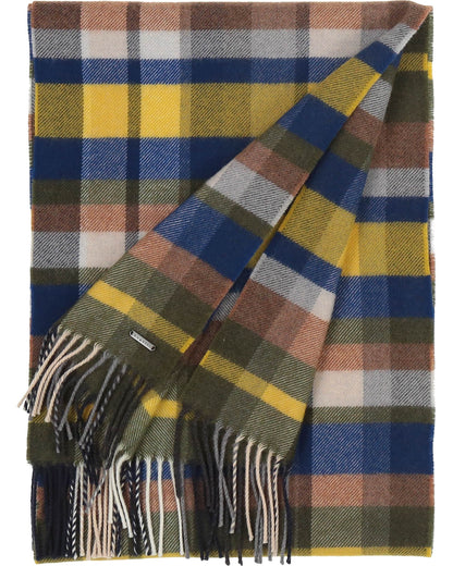 Bugatti Men's Plaid Wool Scarf