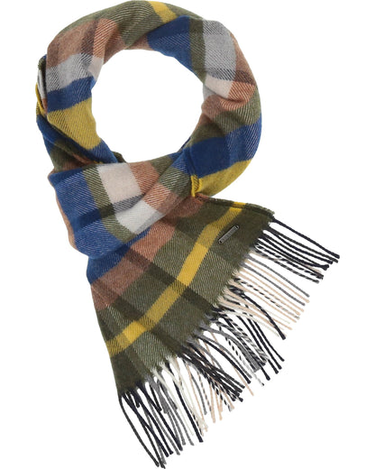 Bugatti Men's Plaid Wool Scarf