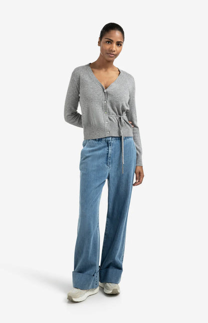 YAYA Cardigan with Side Tie