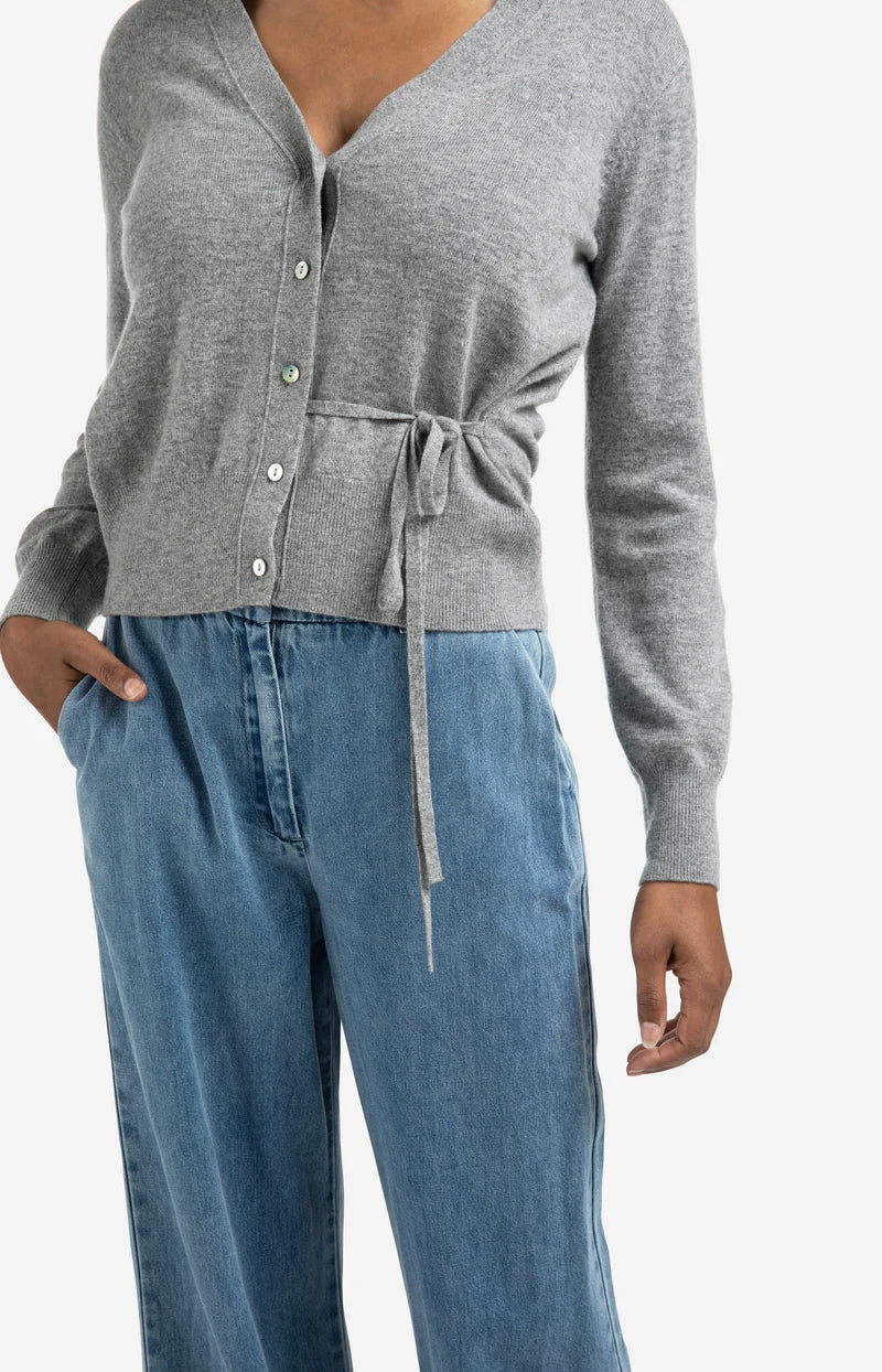 YAYA Cardigan with Side Tie