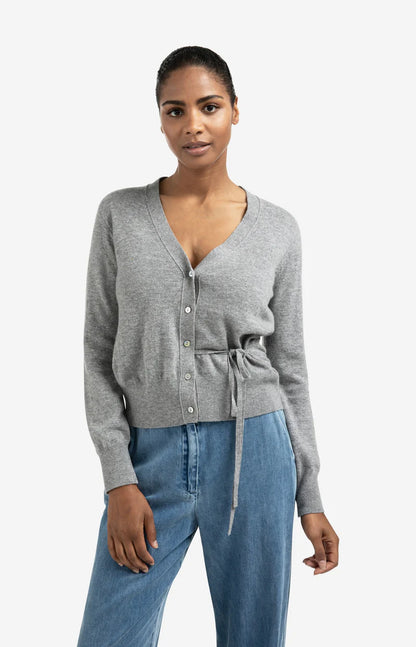 YAYA Cardigan with Side Tie