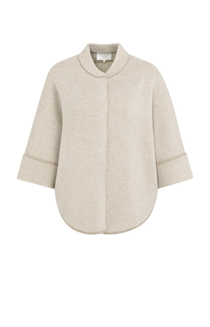 YAYA Jaquard Knitted Poncho