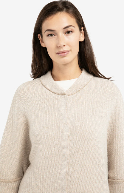 YAYA Jaquard Knitted Poncho