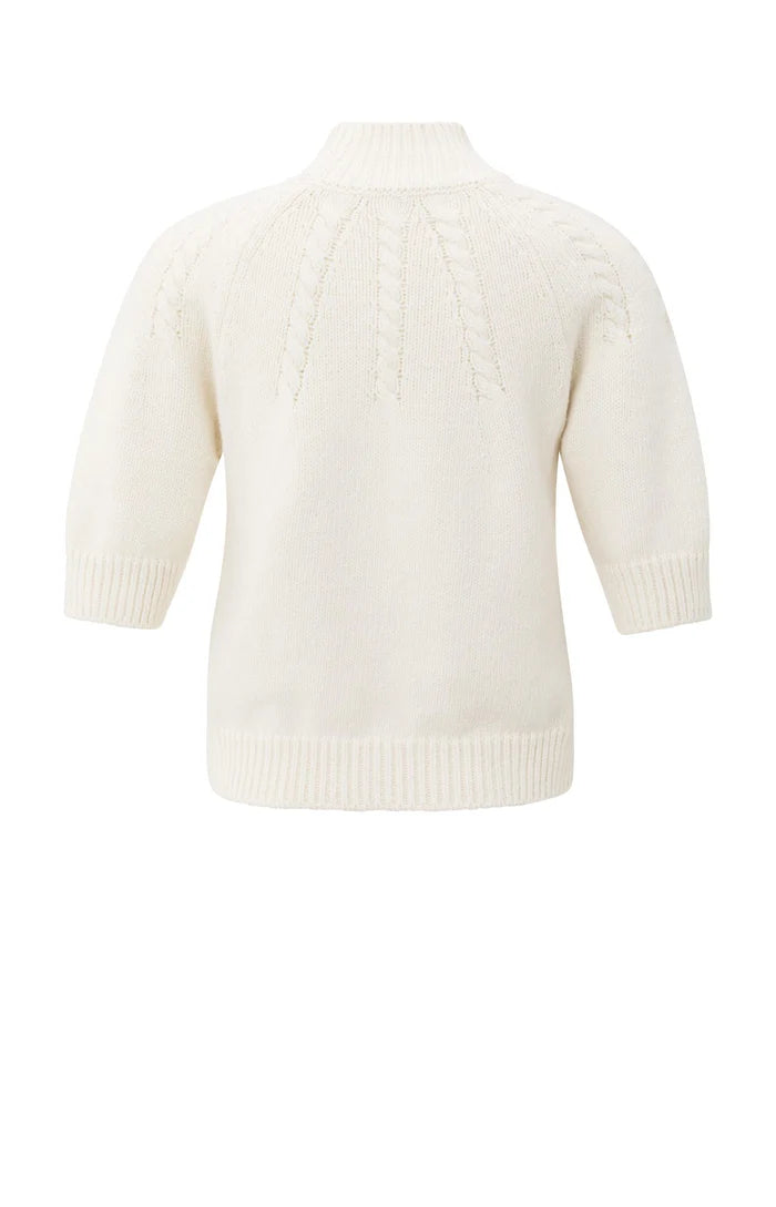 YAYA Chunky Knit Cable Knit Sweater