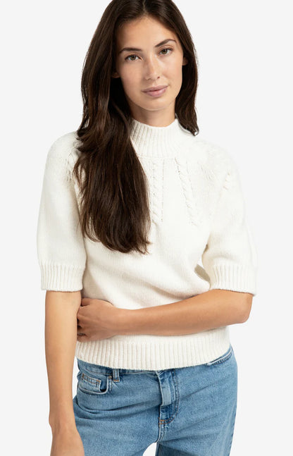 YAYA Chunky Knit Cable Knit Sweater