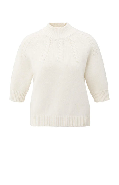 YAYA Chunky Knit Cable Knit Sweater