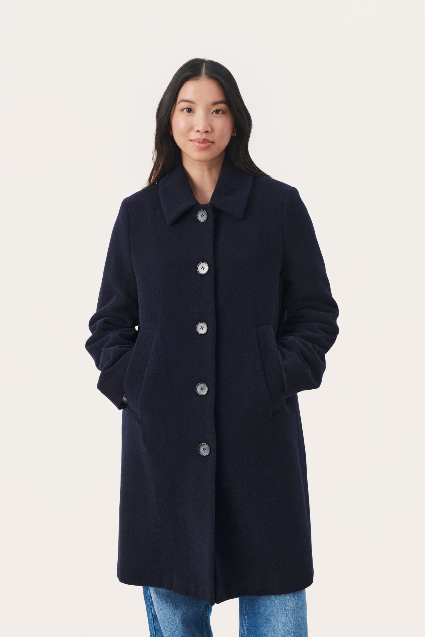 Part Two Kamillas Classic Fit Wool Coat