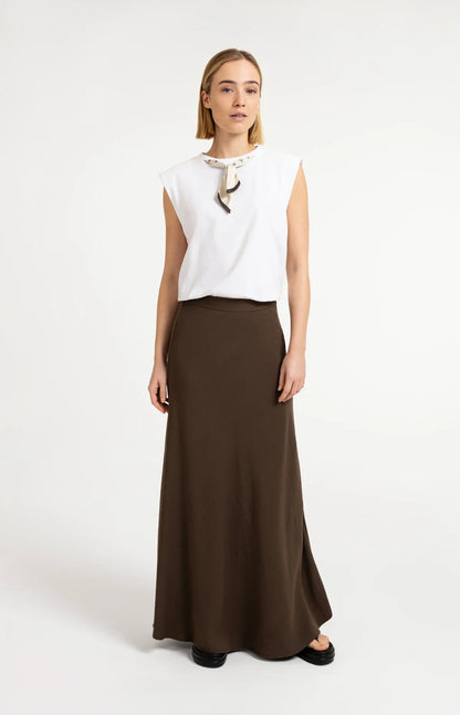 YAYA Sleeveless Top with Scarf