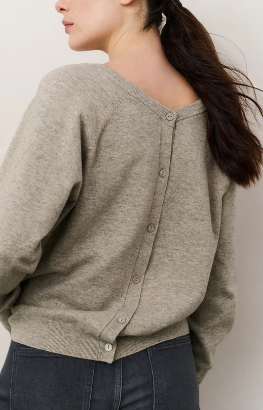YAYA Double V-Neck Sweater