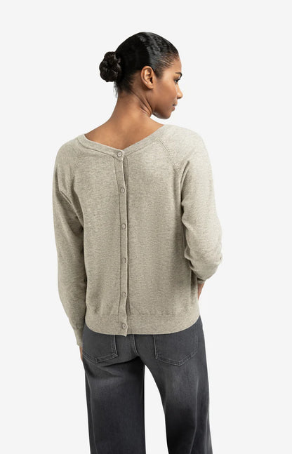 YAYA Double V-Neck Sweater