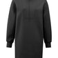 YAYA Sweat Dress with Half Zip