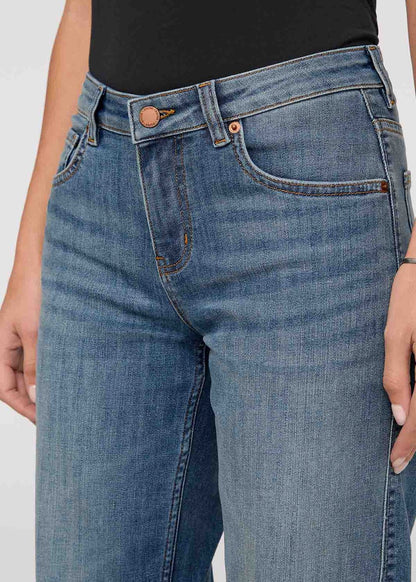DUER Performance Denim Mid Rise Straight
