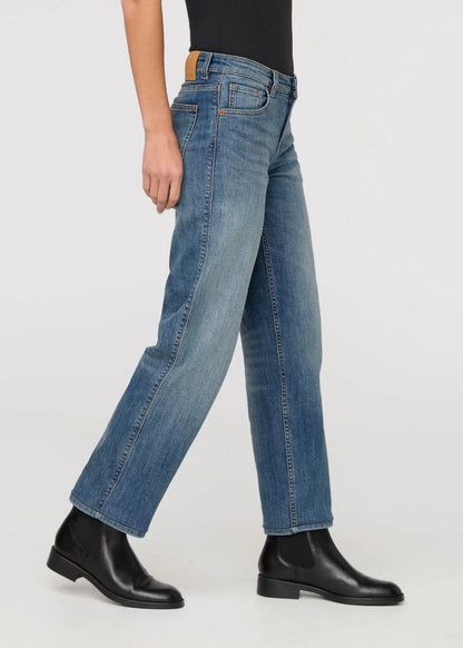 DUER Performance Denim Mid Rise Straight