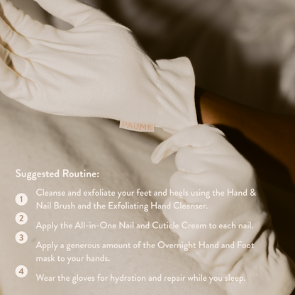 Organic Cotton Overnight Gloves