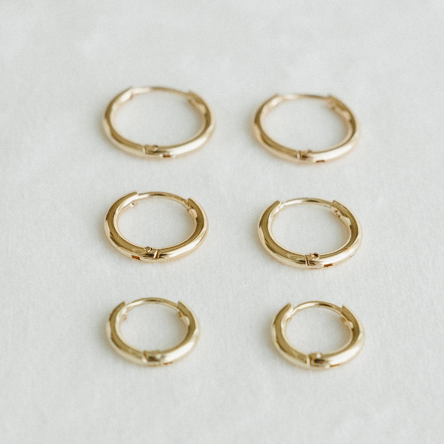 Thin Hoops: Mini (12mm)