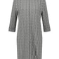 Gerry Weber Mock Neck Houndstooth Print Dress