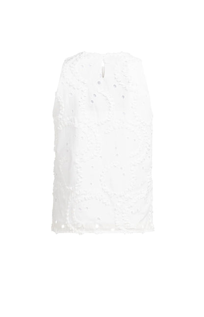 YAYA Embroidered Top