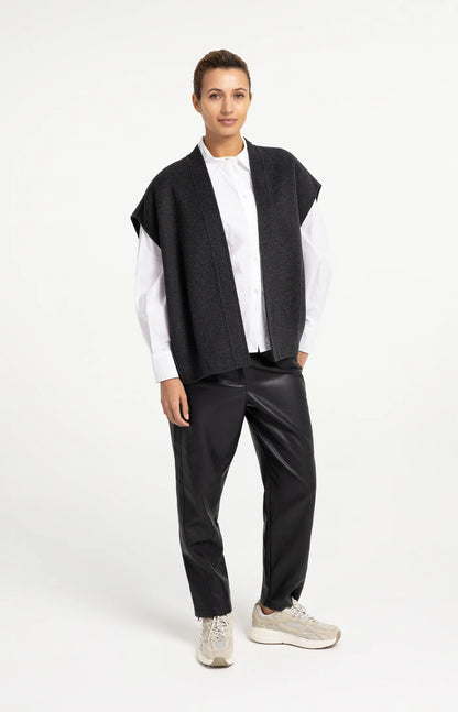 YAYA Faux Leather Trouser